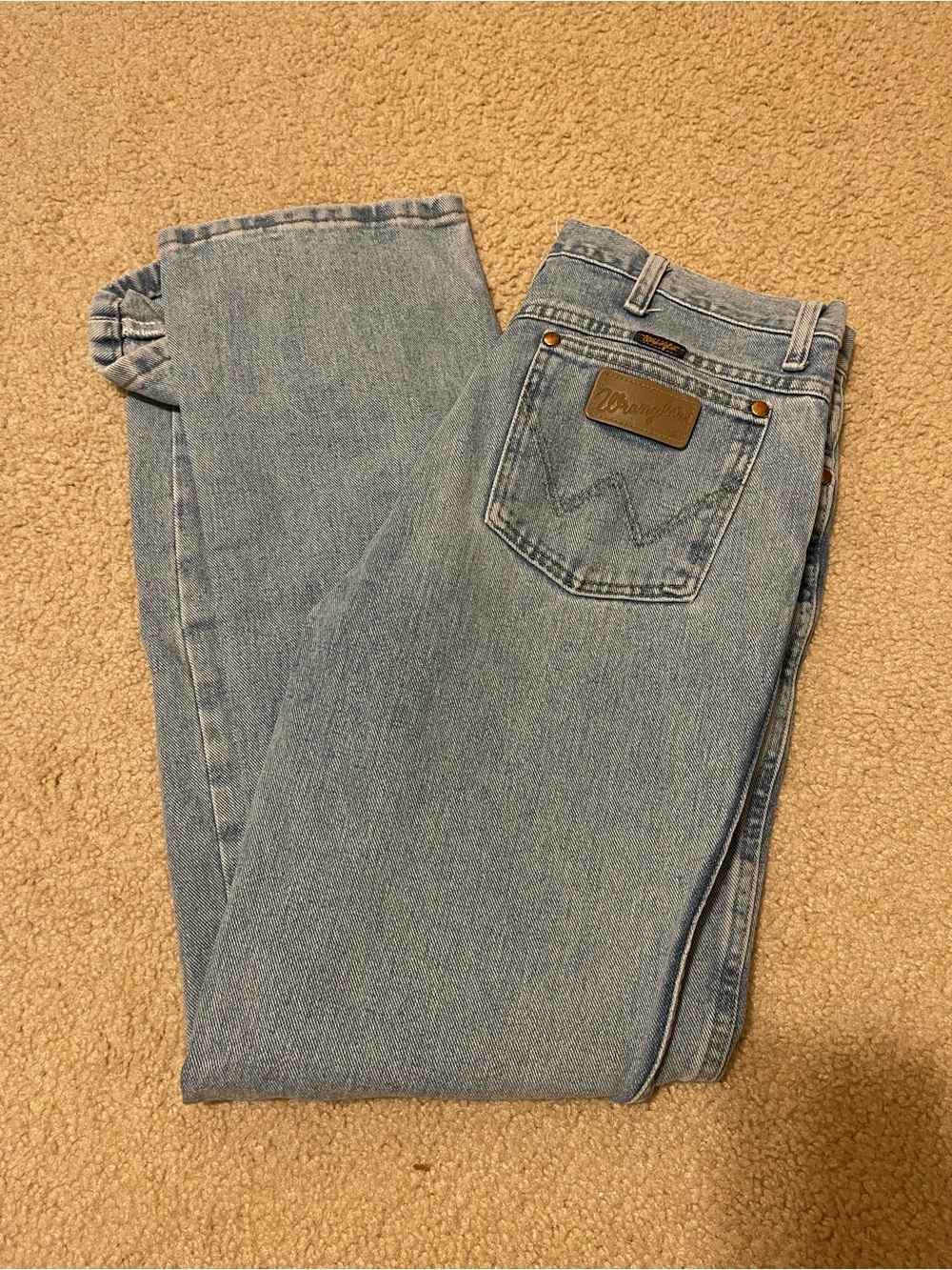 Wrangler Light Blue Straight Leg Jeans